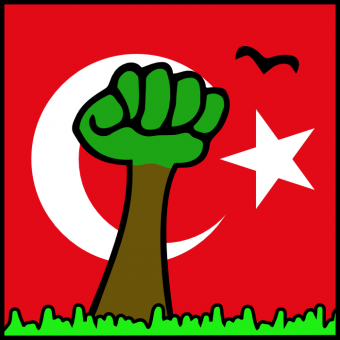 Watschenbaum-Turkey, Faust, Baum, Baumfaust, Parsckhützer, Logo, Emblem