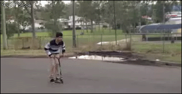 scooter front flip überschlag salto purzelbaum