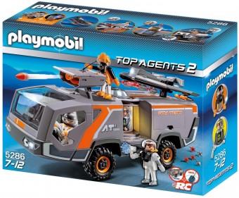 Playmobil Top Agents mit Boden-Luft-Raketen