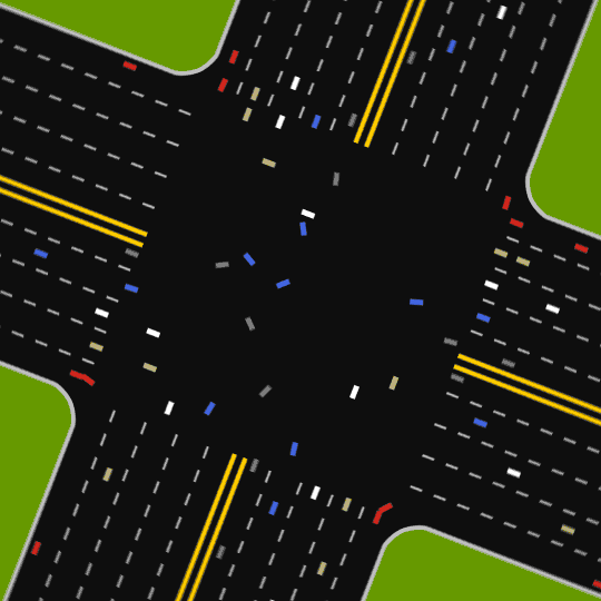 self-driving-cars-at-intersection