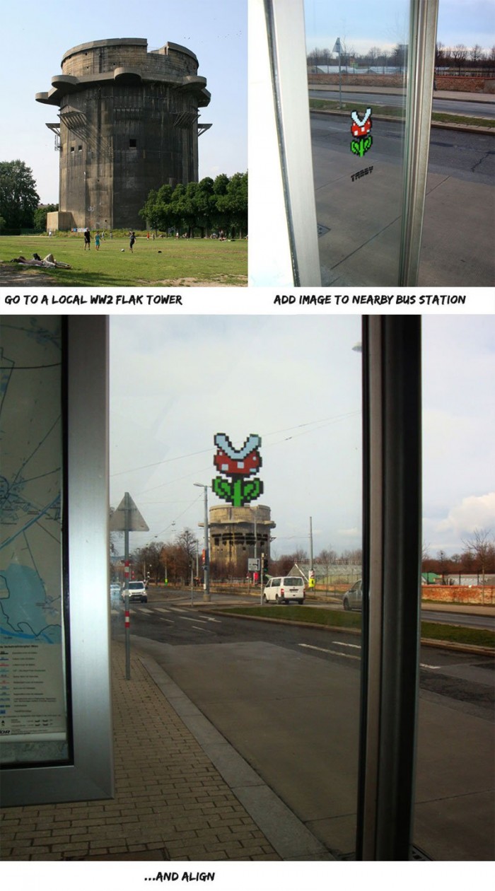 strategically-placed-street-art-by-tabby-super-mario-piranha-plant-at-bus-stop1