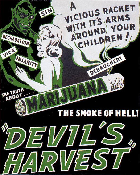 sin | degradation | vice | insanity | debauchery | the truth about marijuana | marihuana | devil's harvest
