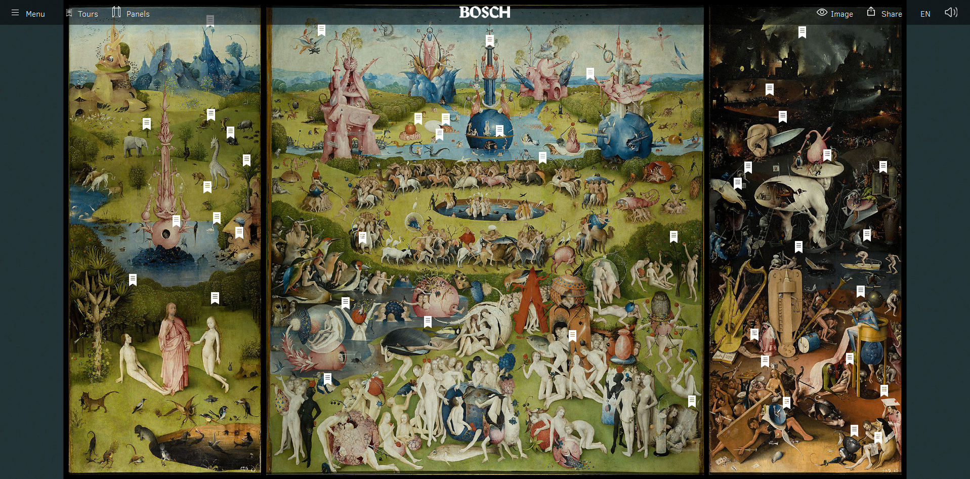 Boschs "Garten der Lüste" interaktiv =daMax=